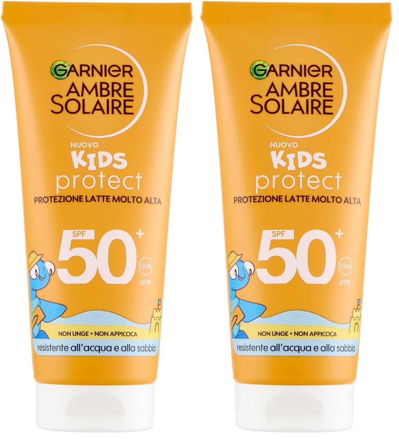 garnier-ambre-solaire-kids-protect-latte-solare-spf50-100-ml-resistente-all-acqu image 7