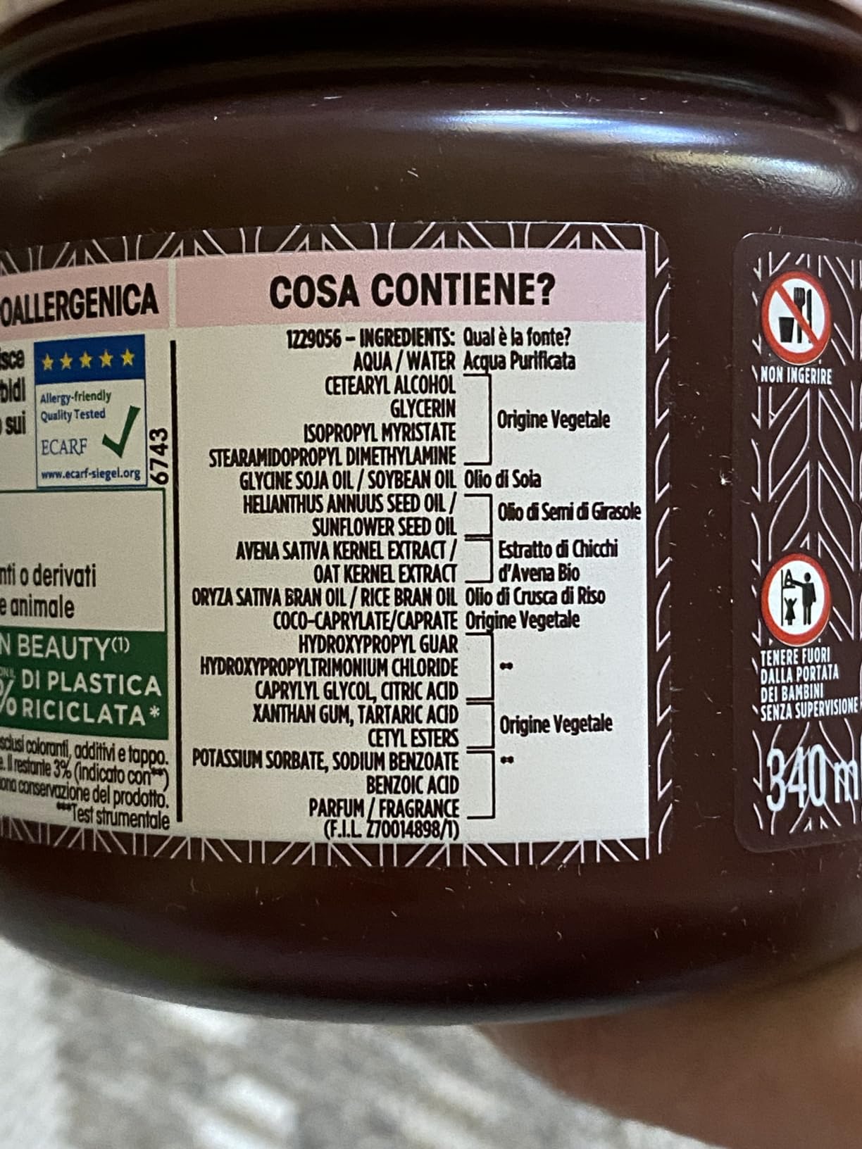 Scoperta per la pelle sensibile della mia bimba