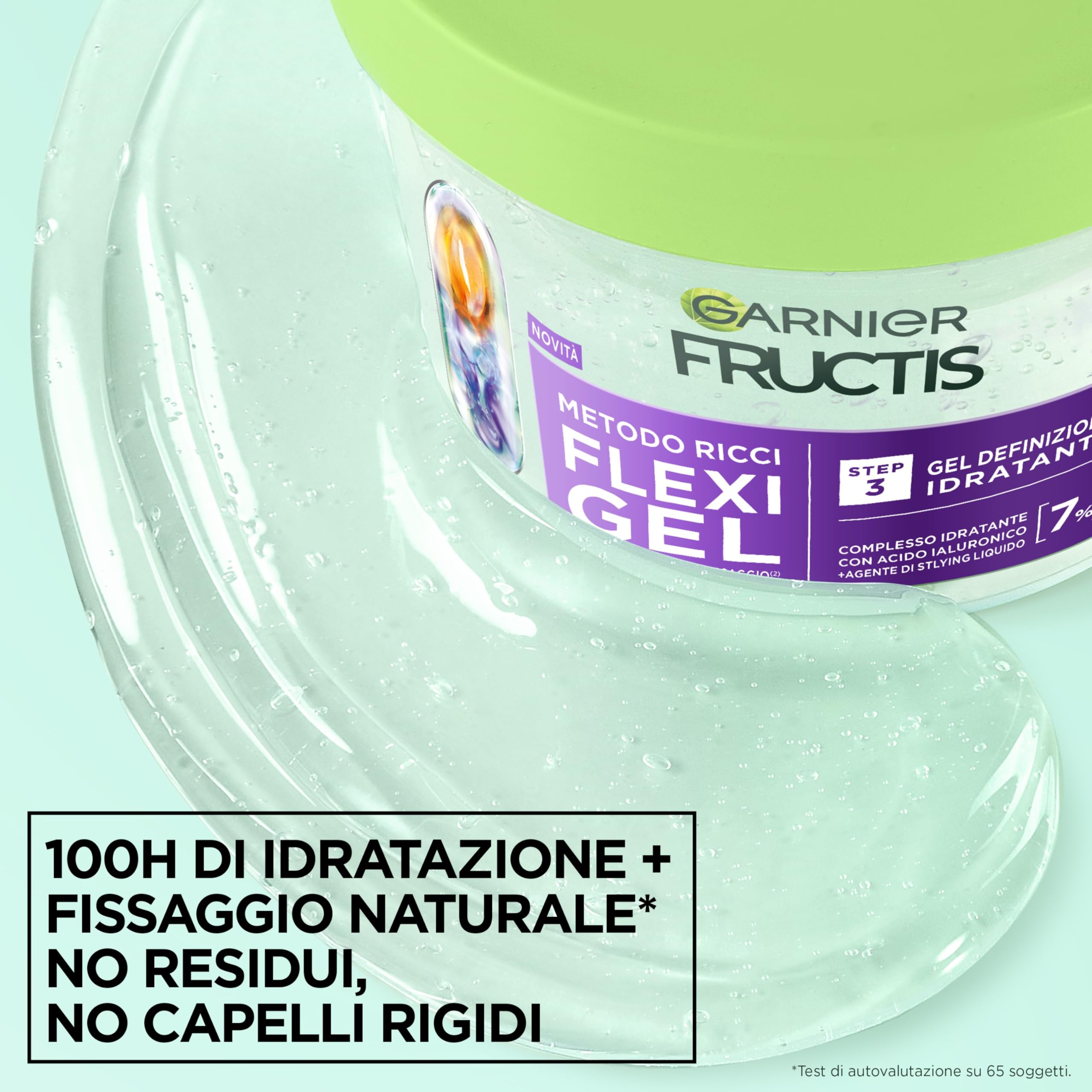 garnier-fructis-metodo-ricci-flexi-gel-370-ml-gel-idratante-per-onde-boccoli-e-r image 2
