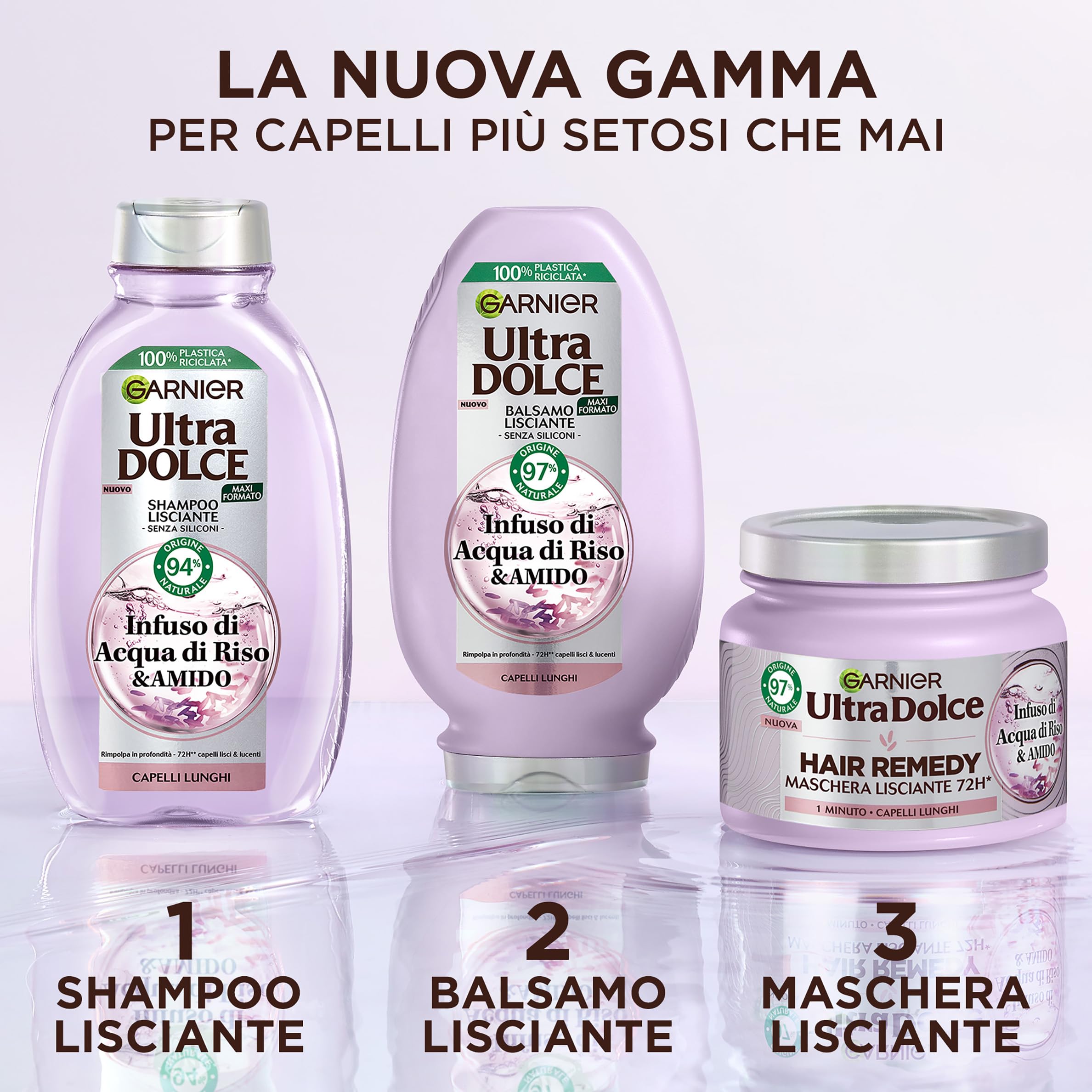 garnier-ultra-dolce-balsamo-lisciante-infuso-di-acqua-di-riso-amido-multi-pack-x image 4