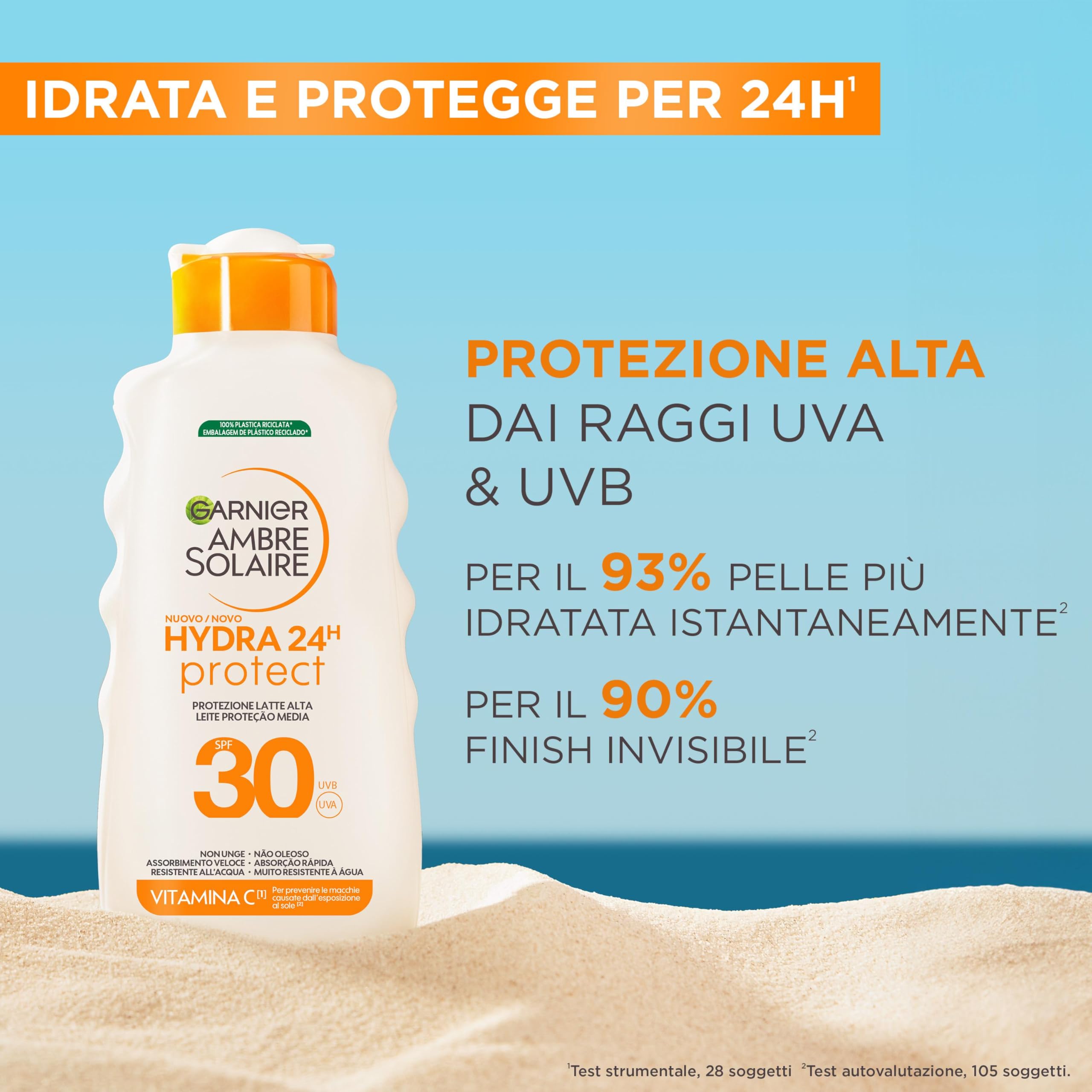 garnier-ambre-solaire-hydra-24h-protect-latte-protezione-solare-spf30-non-grasso image 2